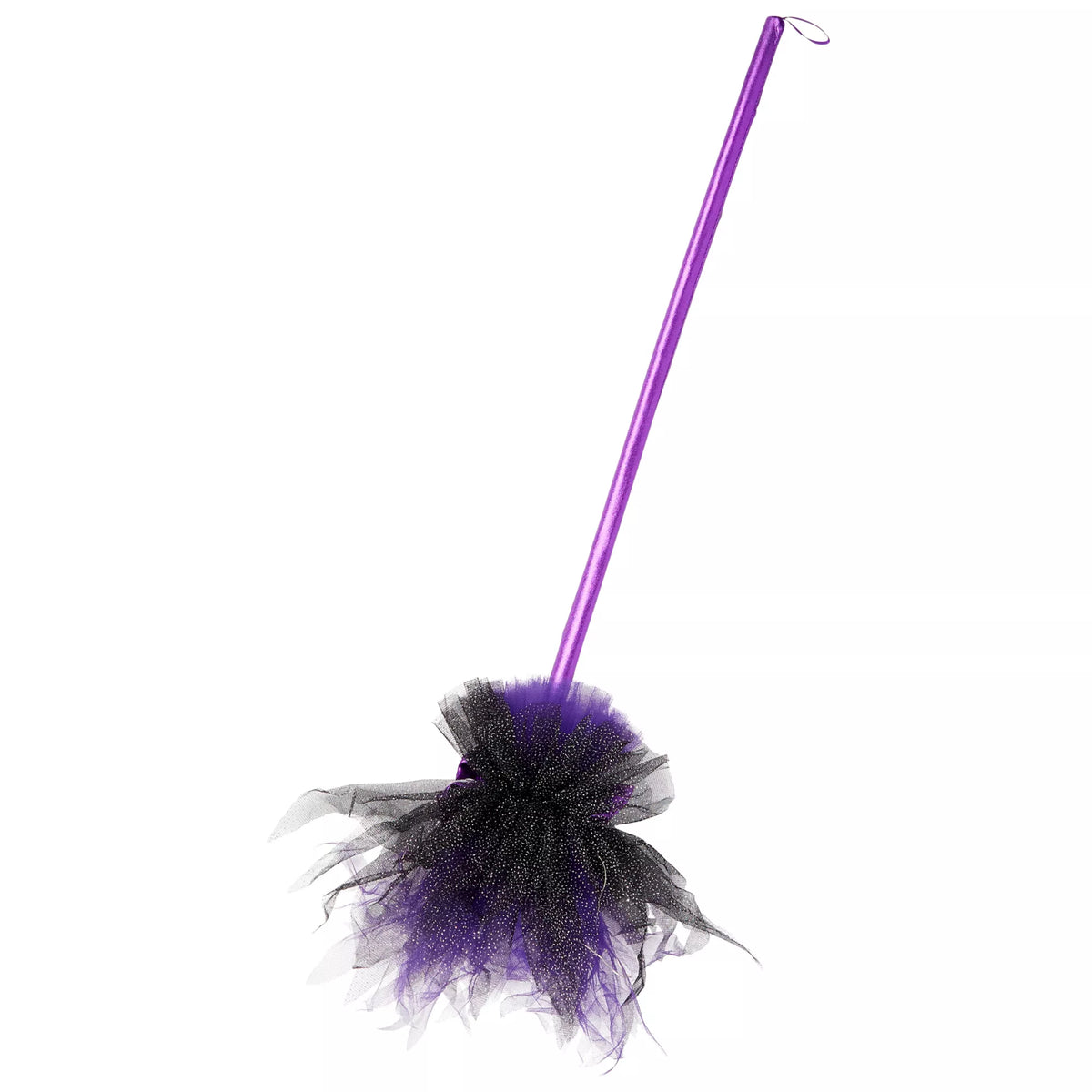 Purple Light-Up Witch Broom