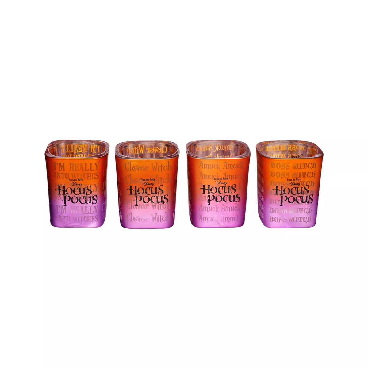 Hocus Pocus Mini Glass Set 4 Pack - Disney