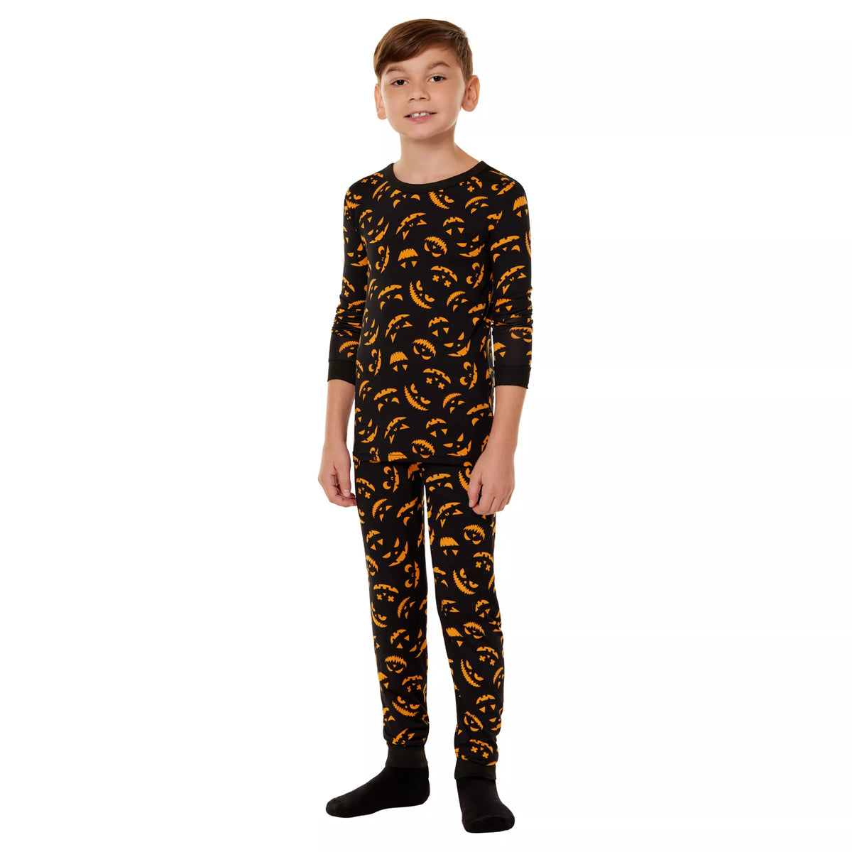 Kids Jack-O'-Lantern Pajama Set