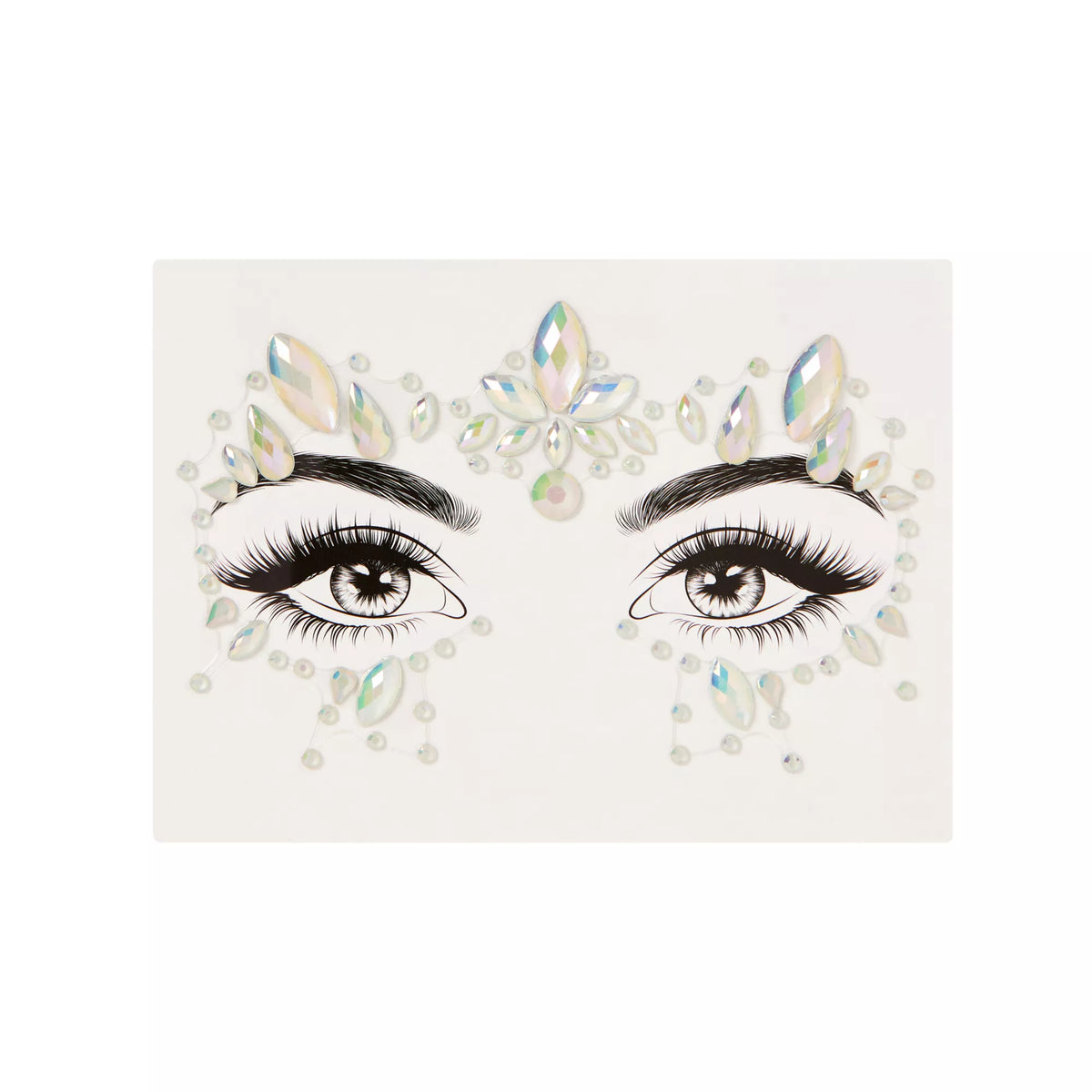 Glow in the Dark Face Gems
