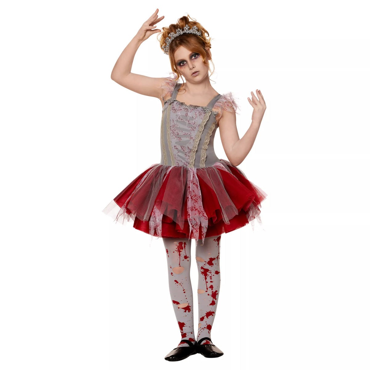 Kids Zombie Ballerina Costume