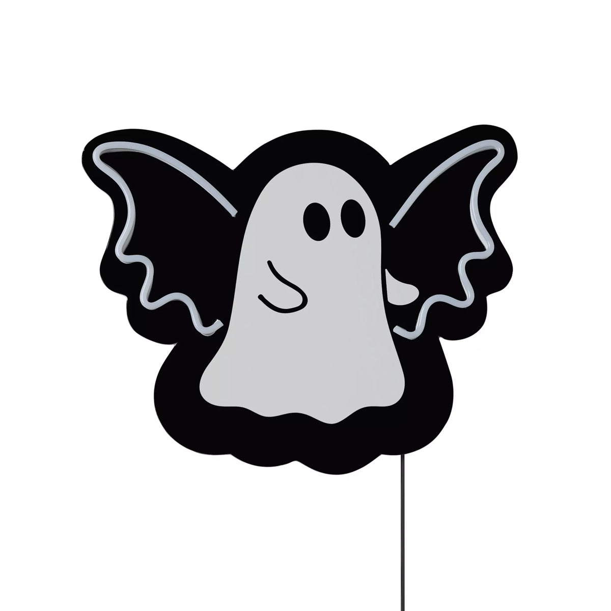 Ghost Bat Neon LED Light-Up Sign
