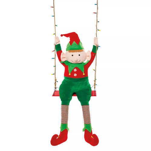 4 Ft 3 In Swinging Elf Animatronic