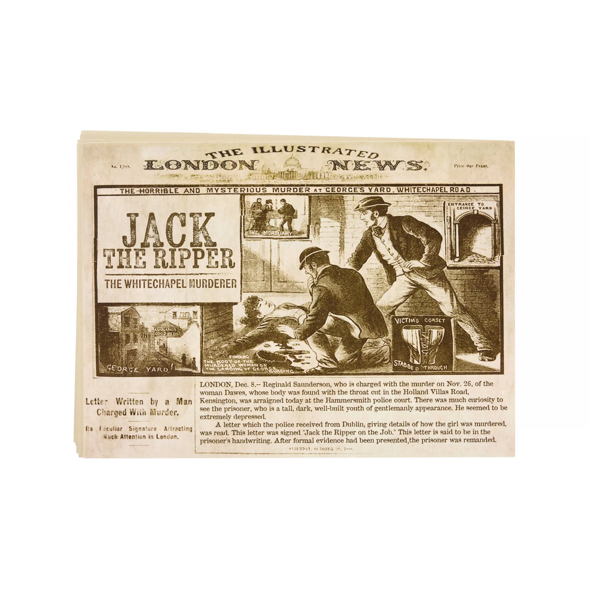 Jack the Ripper Herald Sign