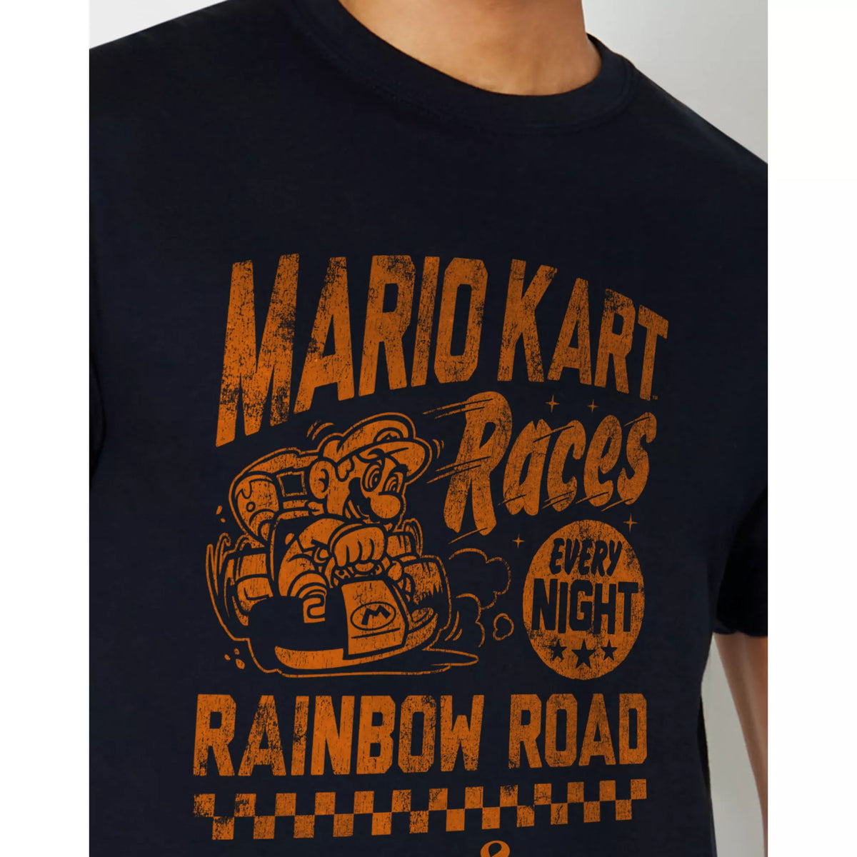 Rainbow Road Races T Shirt - Mario Kart