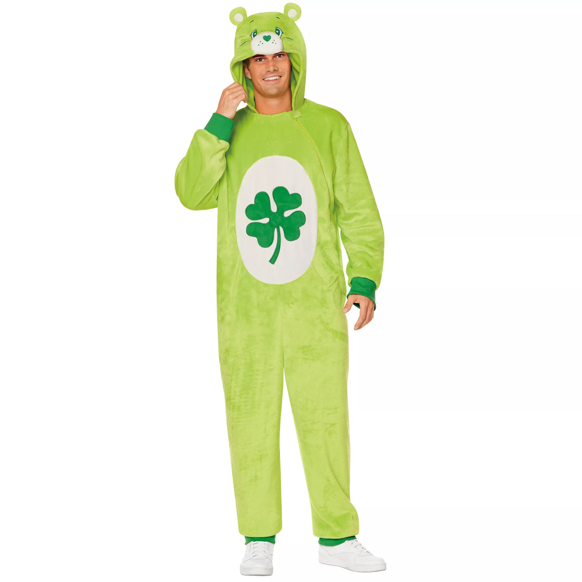 Adult  Good Luck Bear Jumpsuit Costume -  Care Bears